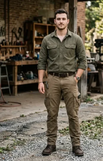  Utility Shirt With Cargo Pants