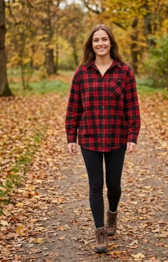Flannel Shirt and Leggings