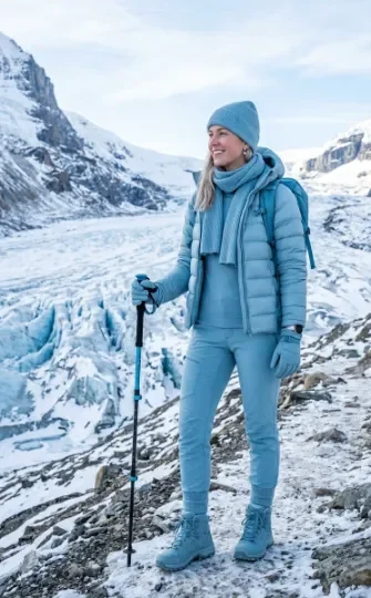 Monochromatic Glacier Blue Outfit