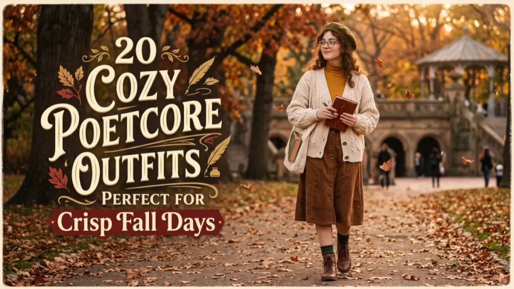 20 Cozy Poetcore Outfits Perfect for Crisp Fall Days