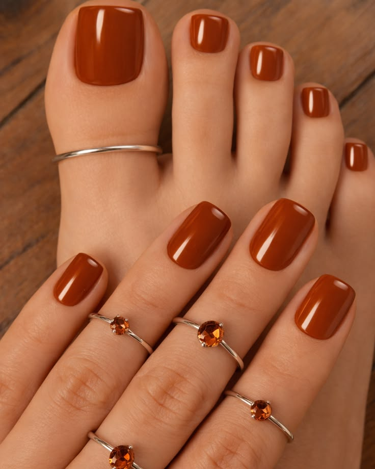 12 Gorgeous Fall Toe Nail Ideas You’ll Want to Try This Season
