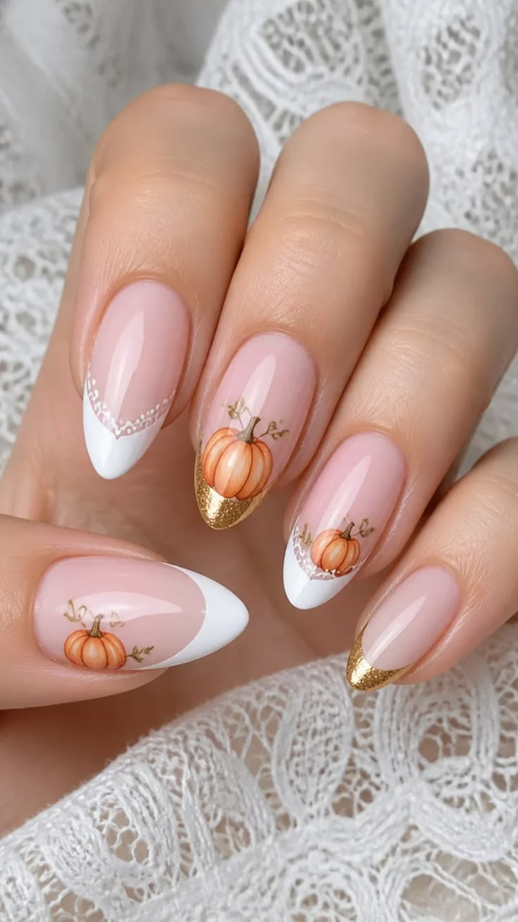 Pumpkin Nails