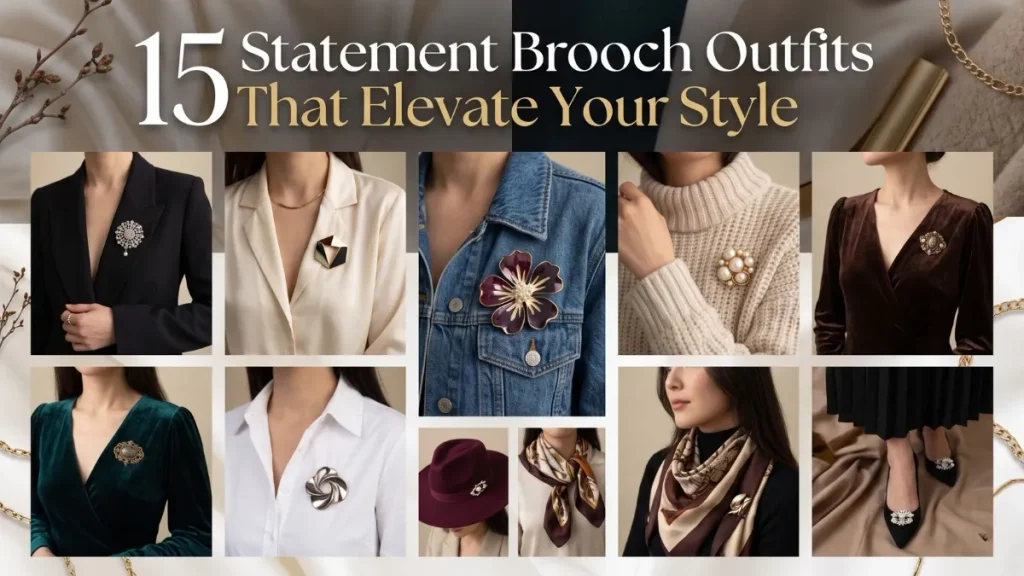 15 Statement Brooch Outfits That Elevate Your Style