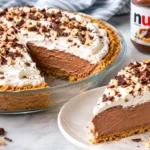 3-Ingredient Nutella No-Bake Cream Pie