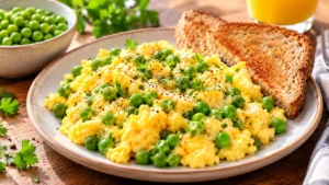 Turn Scrambled Eggs Into a Heartier Breakfast With Fiber-Rich Canned Peas