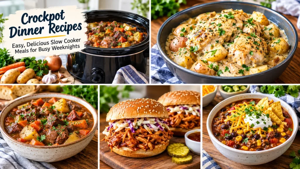 Crockpot Dinner Recipes: Easy, Delicious Slow Cooker Meals for Busy Weeknights