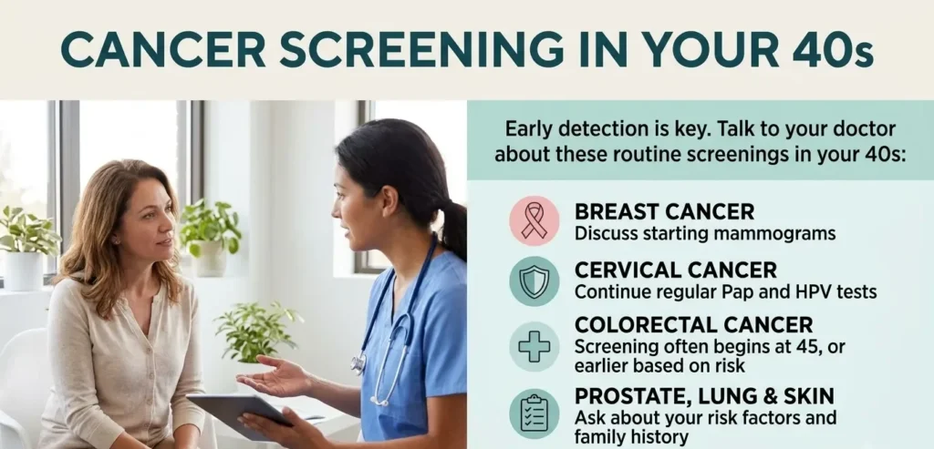 Cancer Screening in Your 40s