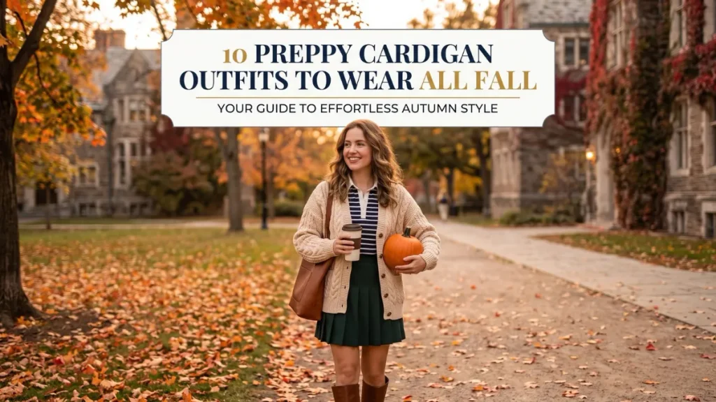 10 Preppy Cardigan Outfits to Wear All Fall