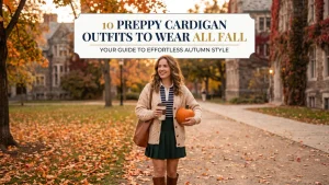 10 Preppy Cardigan Outfits to Wear All Fall