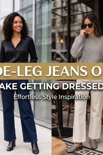 10 Wide-Leg Jeans Outfits That Make Getting Dressed Easier